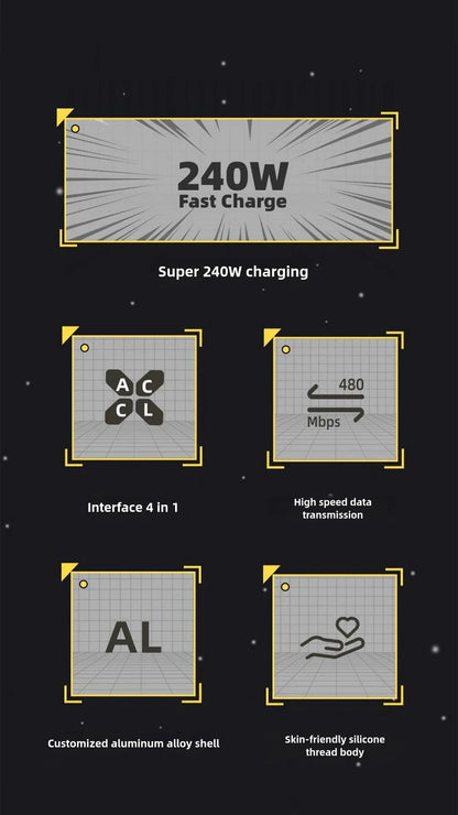 240W 4-in-1 Super Fast Charging